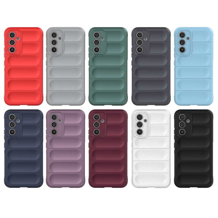 For Samsung Galaxy A54 5G Magic Shield TPU + Flannel Phone Case(Light Blue) - free shipping - PMC TechLife - Order now!