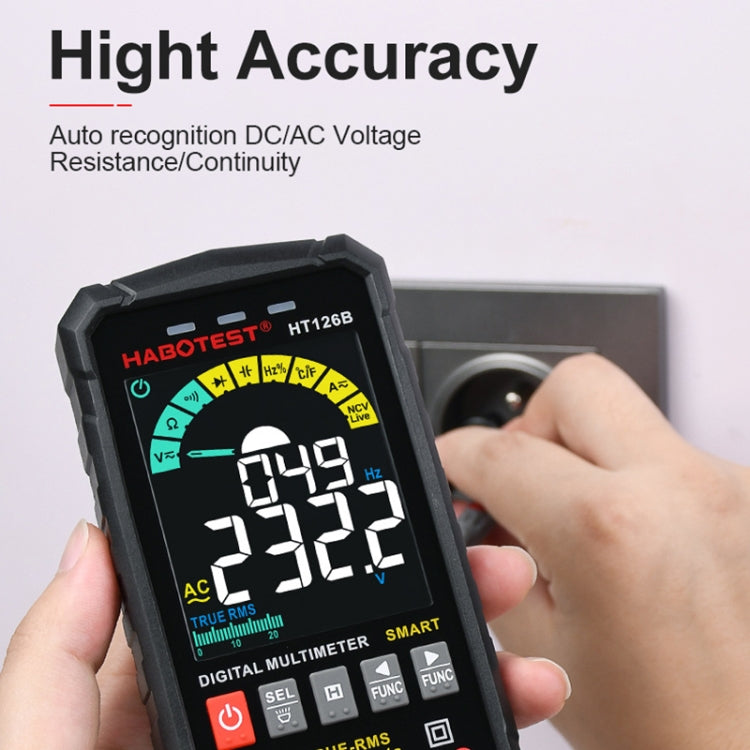 HABOTEST HT126B Digital High Precision Mini Multimeter - free shipping - PMC TechLife - Order now!