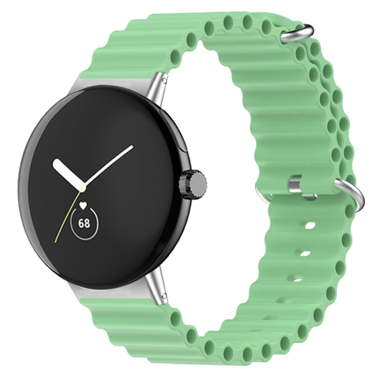 For Google Pixel Watch Ocean Silicone Watch Band(Mint Green) - free shipping - PMC TechLife - Order now!