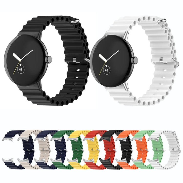 For Google Pixel Watch Ocean Silicone Watch Band(Starlight Color) - free shipping - PMC TechLife - Order now!