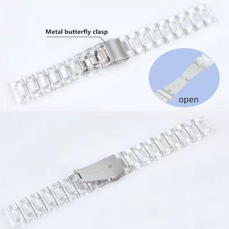 For Google Pixel Watch Three-beads Resin Watch Band(White) - free shipping - PMC TechLife - Order now!