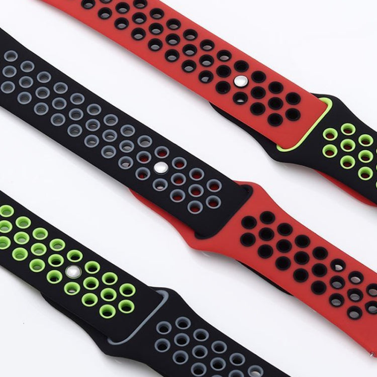 For Google Pixel Watch Two-color Reverse Buckle Silicone Watch Band(Black Red) - free shipping - PMC TechLife - Order now!