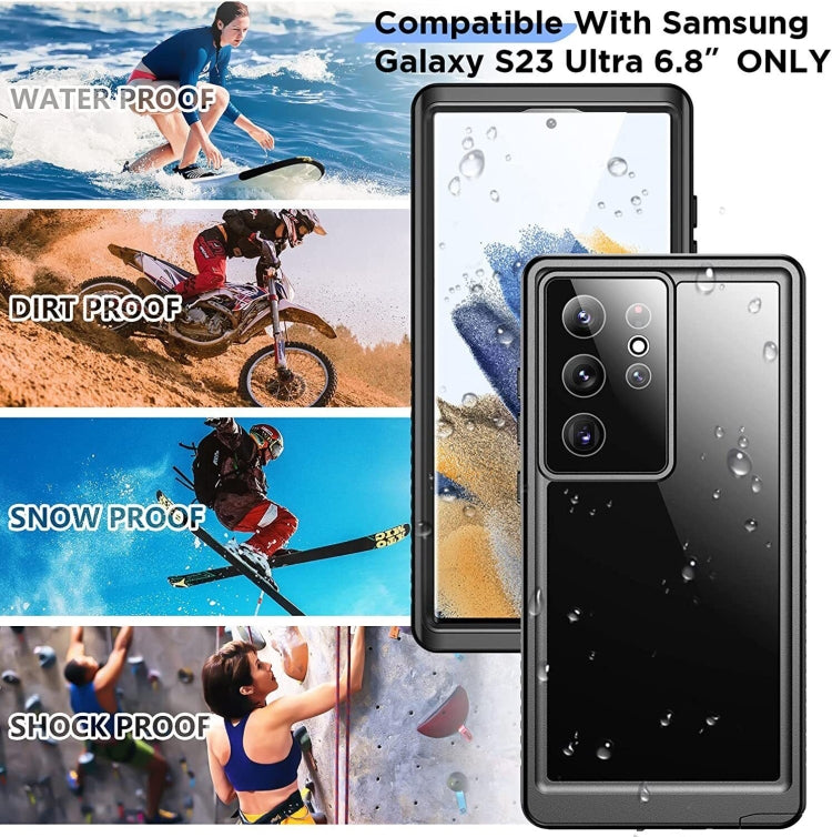 For Samsung Galaxy S23 Ultra 5G RedPepper 360 Full Body Life Waterproof Phone Case(Black) - free shipping - PMC TechLife - Order now!