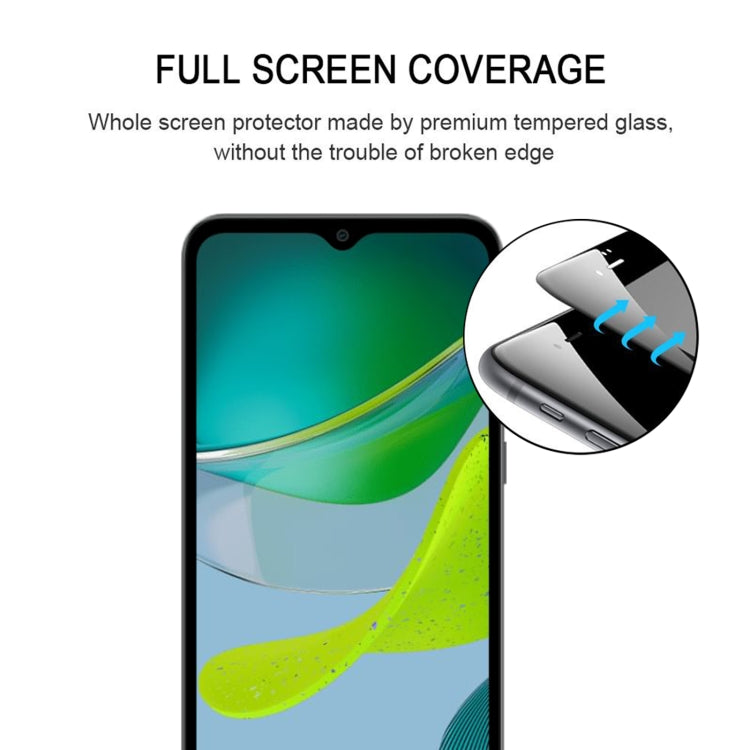 For Motorola Moto E13 Full Glue Full Cover Screen Protector Tempered Glass Film - free shipping - PMC TechLife - Order now!