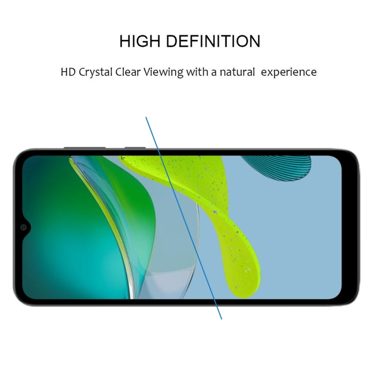 For Motorola Moto E13 Full Glue Full Cover Screen Protector Tempered Glass Film - free shipping - PMC TechLife - Order now!