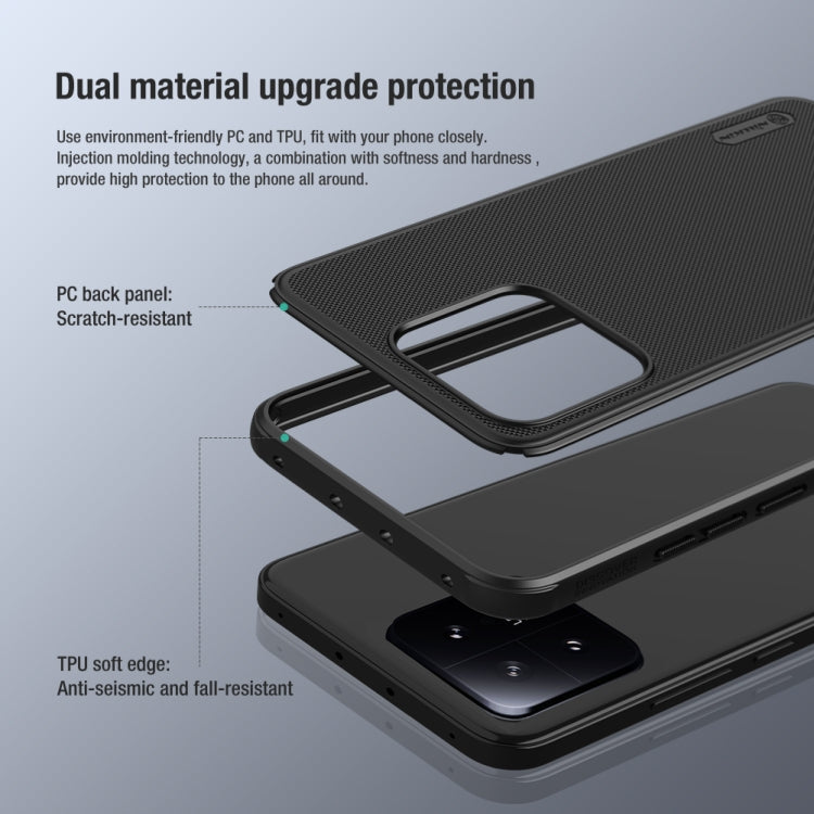 For Xiaomi 13 NILLKIN Frosted Shield Pro PC + TPU Phone Case(Black) - free shipping - PMC TechLife - Order now!