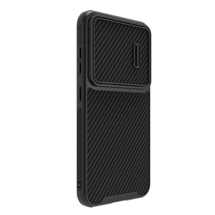 For Samsung Galaxy S23 5G NILLKIN Synthetic Fiber Camshield Phone Case(Black) - free shipping - PMC TechLife - Order now!