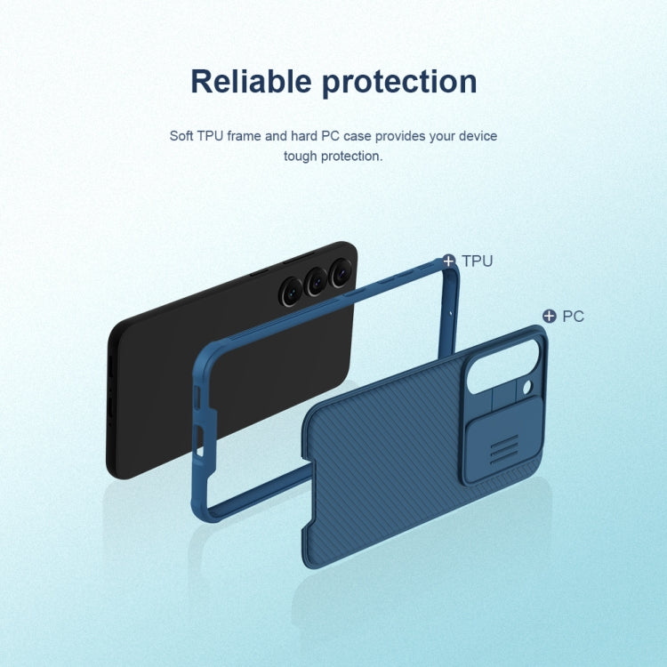 For Samsung Galaxy S23+ 5G NILLKIN Black Mirror Pro Series Camshield Phone Case(Green) - free shipping - PMC TechLife - Order now!