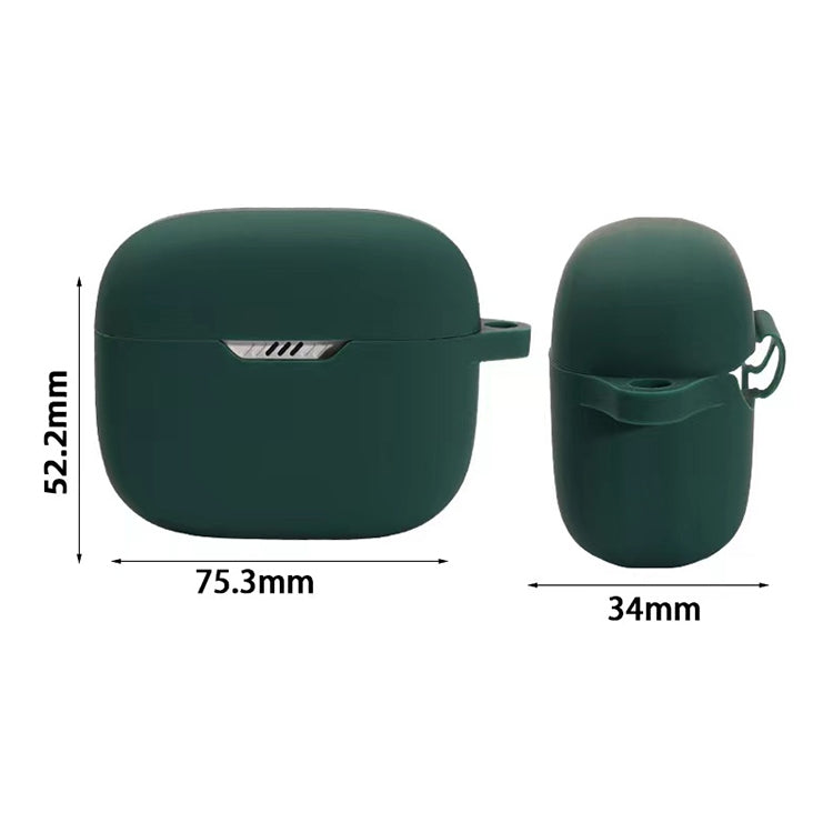 For JBL T230NC TWS Wireless Earphone Silicone Protective Case(Dark Green) - JBL Earphone Case by PMC TechLife | Online Shopping South Africa | PMC TechLife