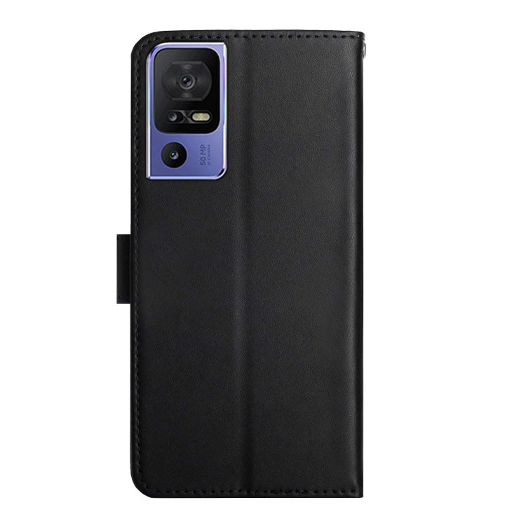 For TCL 40 SE Genuine Leather Fingerprint-proof Flip Phone Case(Black) - free shipping - PMC TechLife - Order now!