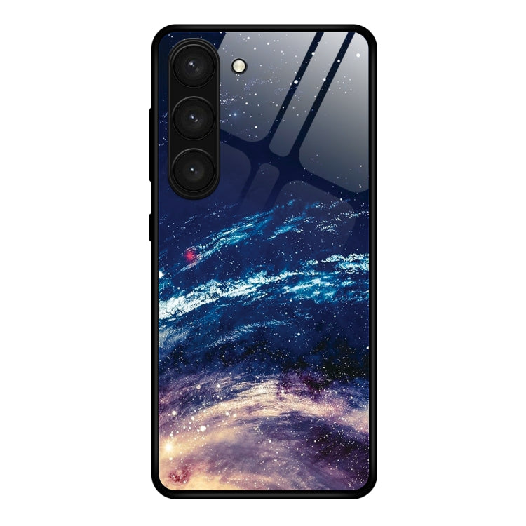 For Samsung Galaxy S23 5G Colorful Painted Glass Phone Case(Starry Sky) - free shipping - PMC TechLife - Order now!