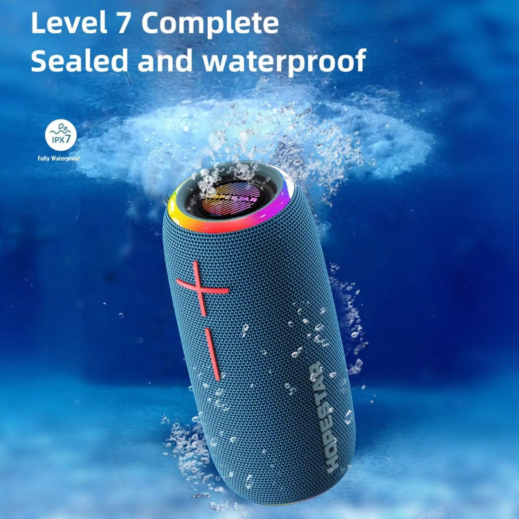 HOPESTAR P35 20W Outdoor IPX7 Waterproof TWS Wireless Bluetooth Speaker(Blue) - free shipping - PMC TechLife - Order now!