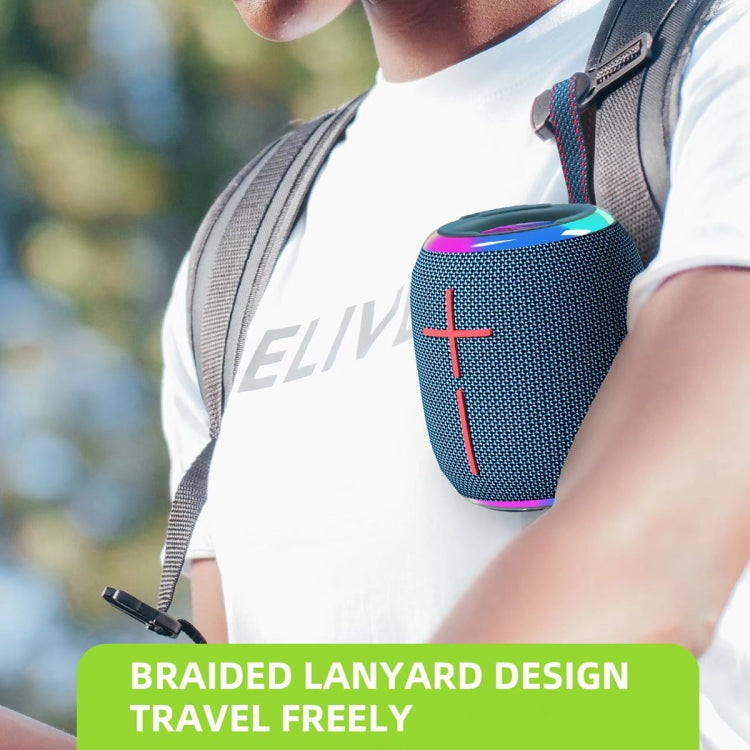 HOPESTAR P35 mini 10W Outdoor IPX7 Waterproof TWS Bluetooth Speaker(Blue) - free shipping - PMC TechLife - Order now!