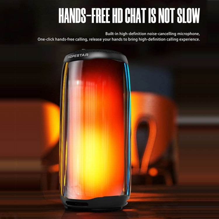 HOPESTAR P49 Tone Pulse RGB Light Waterproof Bluetooth Speaker(Blue) - free shipping - PMC TechLife - Order now!