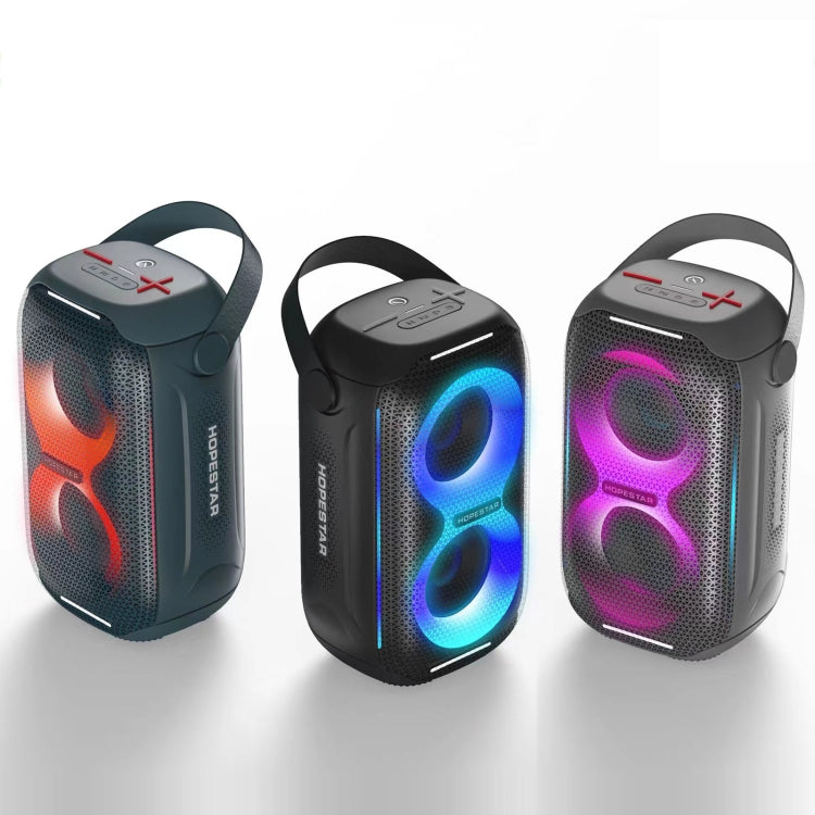 HOPESTAR Party200 mini Portable Tone Pulse RGB Light Bluetooth Speaker(Black) - free shipping - PMC TechLife - Order now!