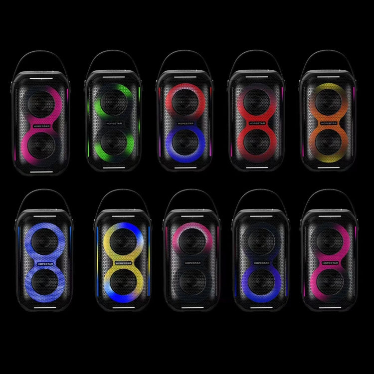 HOPESTAR Party200 mini Portable Tone Pulse RGB Light Bluetooth Speaker(Black) - free shipping - PMC TechLife - Order now!