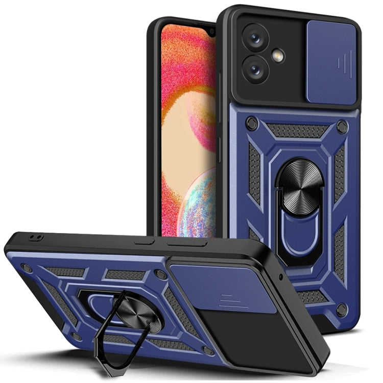 For Samsung Galaxy A04e Sliding Camera Cover Design Phone Case(Blue) - free shipping - PMC TechLife - Order now!