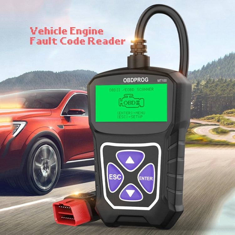 Obdprog MT100 OBD2 Scanner Car Engine Tester Car Diagnostic Tool - free shipping - PMC TechLife - Order now!