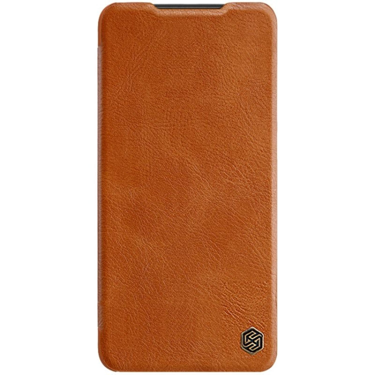 For Samsung Galaxy A14 5G NILLKIN QIN Series Crazy Horse Texture Leather Case(Brown) - Galaxy Phone Cases by NILLKIN | Online Shopping South Africa | PMC TechLife | Buy Now Pay Later Mobicred