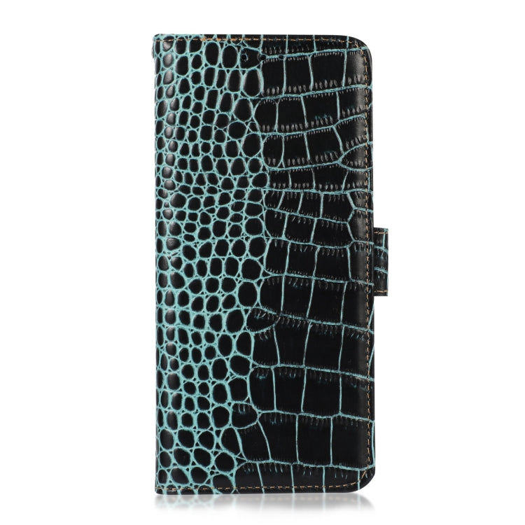 For Xiaomi Redmi 12C / 11A Crocodile Top Layer Cowhide Leather Phone Case(Green) - free shipping - PMC TechLife - Order now!