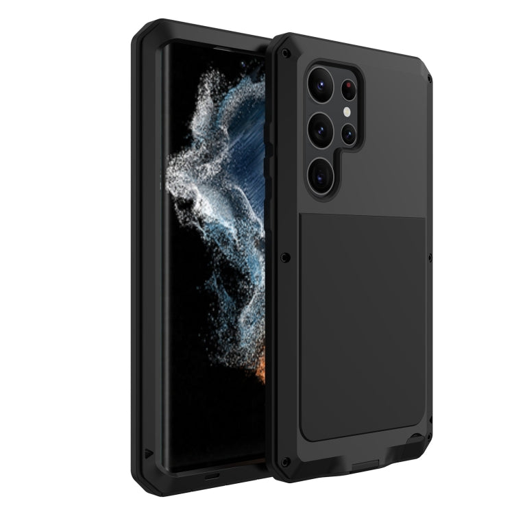 For Samsung Galaxy S23 Ultra 5G RedPepper 360 Full Body Rugged Metal Life Waterproof Phone Case(Black) - free shipping - PMC TechLife - Order now!