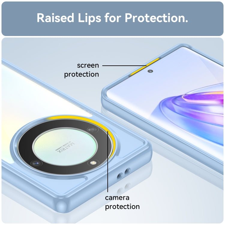 For Honor Magic5 Lite Colorful Series Acrylic + TPU Phone Case(Blue) - free shipping - PMC TechLife - Order now!