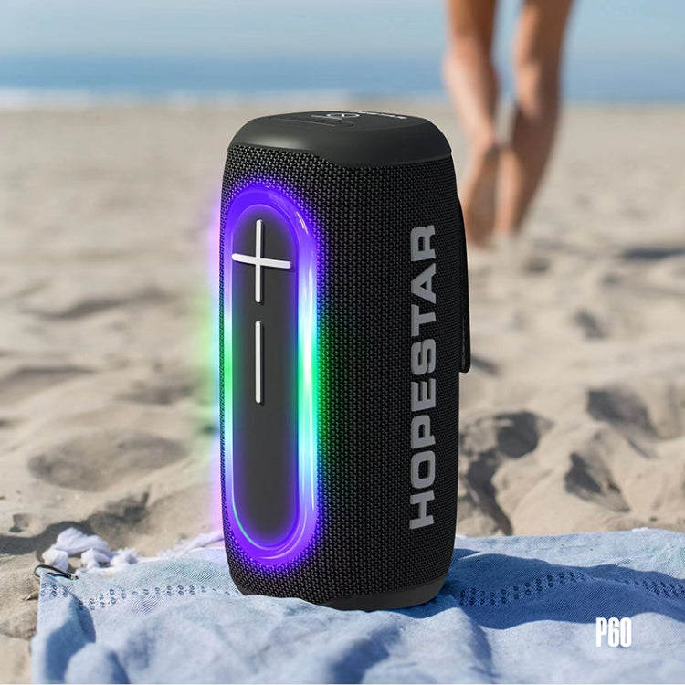 HOPESTAR P60 IPX6 Waterproof 10W 66mm Outdoor Bluetooth Speaker(Black) - Waterproof Speaker by HOPESTAR | Online Shopping South Africa | PMC TechLife | Buy Now Pay Later Mobicred