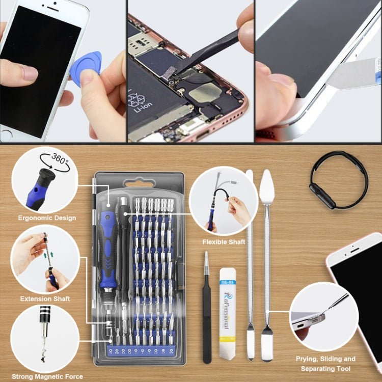 80 in 1 Portable Multifunctional Mini Screwdriver Set - Screwdriver Set by PMC TechLife | Online Shopping South Africa | PMC TechLife | Buy Now Pay Later Mobicred