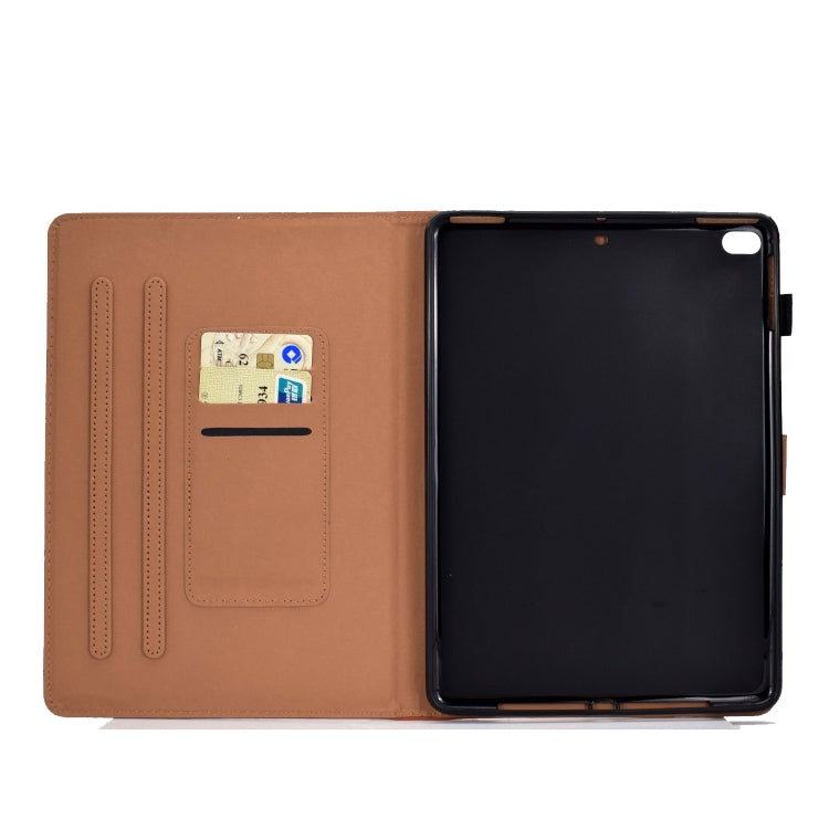 For iPad Air / iPad Air 2 / iPad 9.7 (2018 & 2017) Solid Color Tablet PC Universal Magnetic Horizontal Flip Leather Case with Card Slots & Holder(Brown) - More iPad Cases by PMC TechLife | Online Shopping South Africa | PMC TechLife | Buy Now Pay Later Mobicred