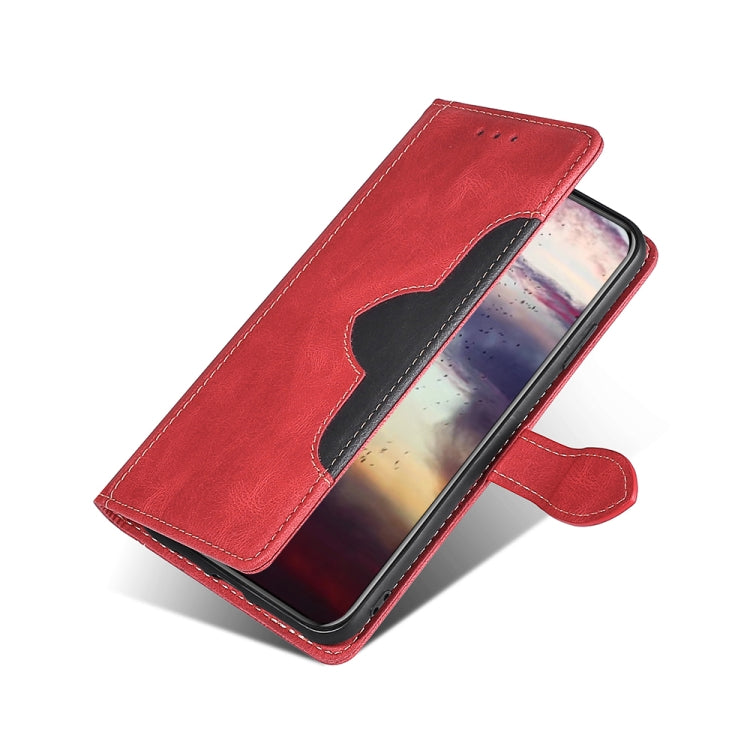 For Xiaomi Redmi 12C 4G Skin Feel Magnetic Buckle Leather Phone Case(Red) - free shipping - PMC TechLife - Order now!