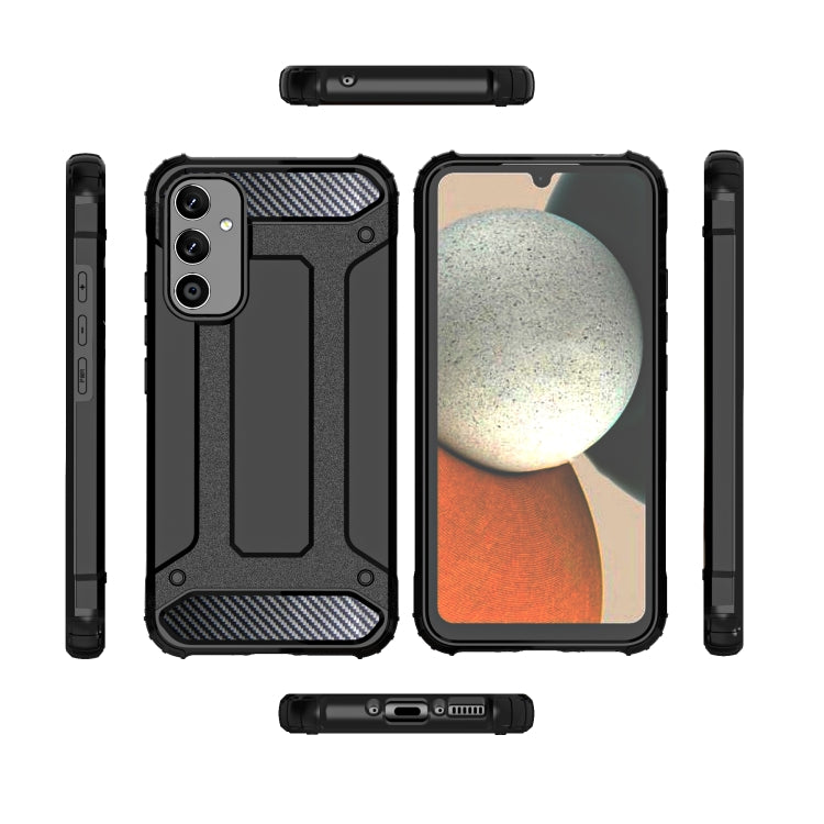 For Samsung Galaxy A34 5G Magic Armor TPU Hard PC Phone Case(Silver) - free shipping - PMC TechLife - Order now!