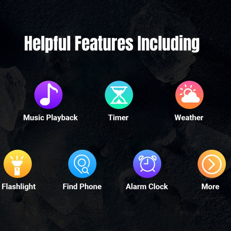 Rogbid Tank S2 1.83 inch IPS Screen Smart Watch, Support Bluetooth Calling / Blood Pressure / Sleep Monitoring(Black) - free shipping - PMC TechLife - Order now!