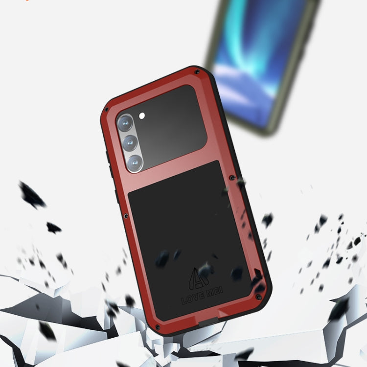 For Samsung Galaxy S23+ 5G LOVE MEI Metal Shockproof Life Waterproof Dustproof Phone Case(Army Green) - Galaxy S23+ 5G Cases by LOVE MEI | Online Shopping South Africa | PMC TechLife | Buy Now Pay Later Mobicred