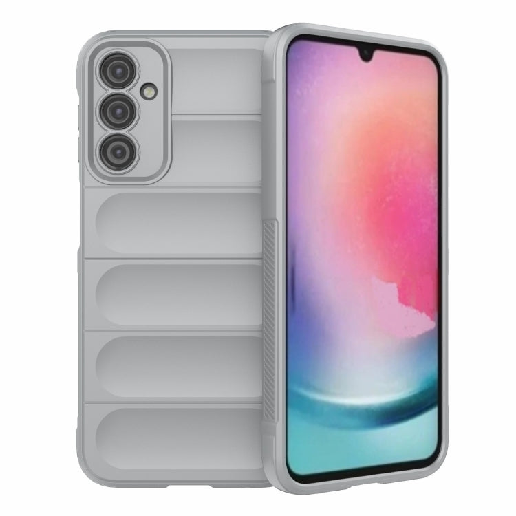 For Samsung Galaxy A24 5G / A24 4G Magic Shield TPU + Flannel Phone Case(Grey) - free shipping - PMC TechLife - Order now!