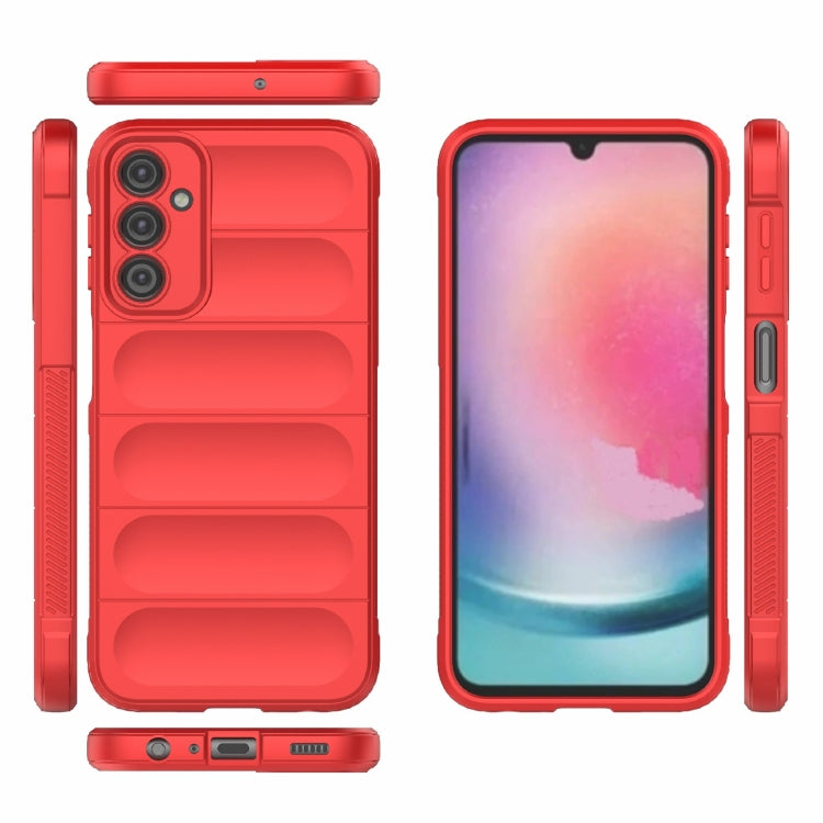 For Samsung Galaxy A24 5G / A24 4G Magic Shield TPU + Flannel Phone Case(Dark Grey) - free shipping - PMC TechLife - Order now!