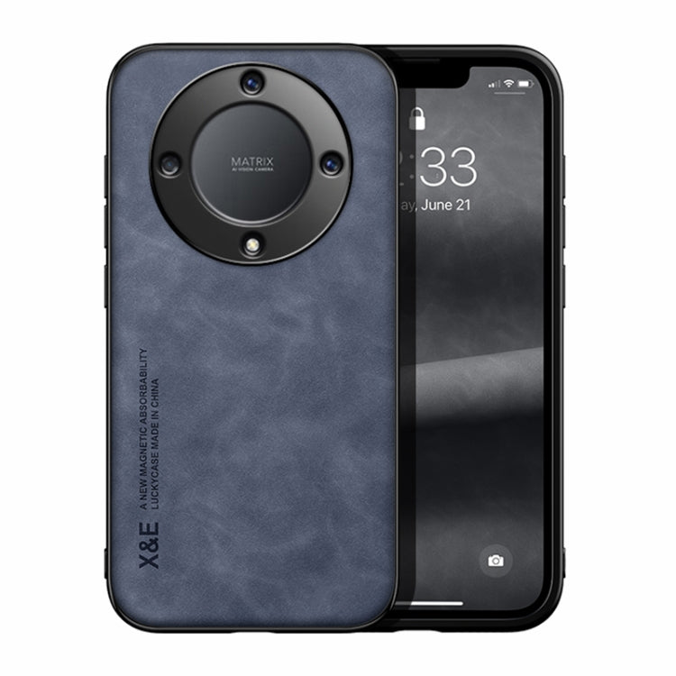 For Honor X9a Lamba Skin Feel Magnetic Leather Phone Case(Blue) - free shipping - PMC TechLife - Order now!