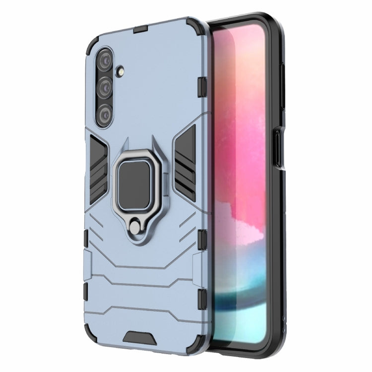 For Samsung Galaxy A24 5G / A24 4G PC + TPU Shockproof Protective Phone Case with Magnetic Ring Holder(Navy Blue) - free shipping - PMC TechLife - Order now!