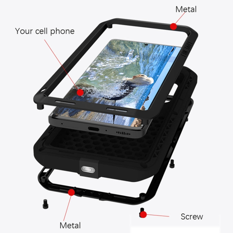 For Xiaomi 13 Pro LOVE MEI Metal Shockproof Life Waterproof Dustproof Phone Case(Silver) - free shipping - PMC TechLife - Order now!