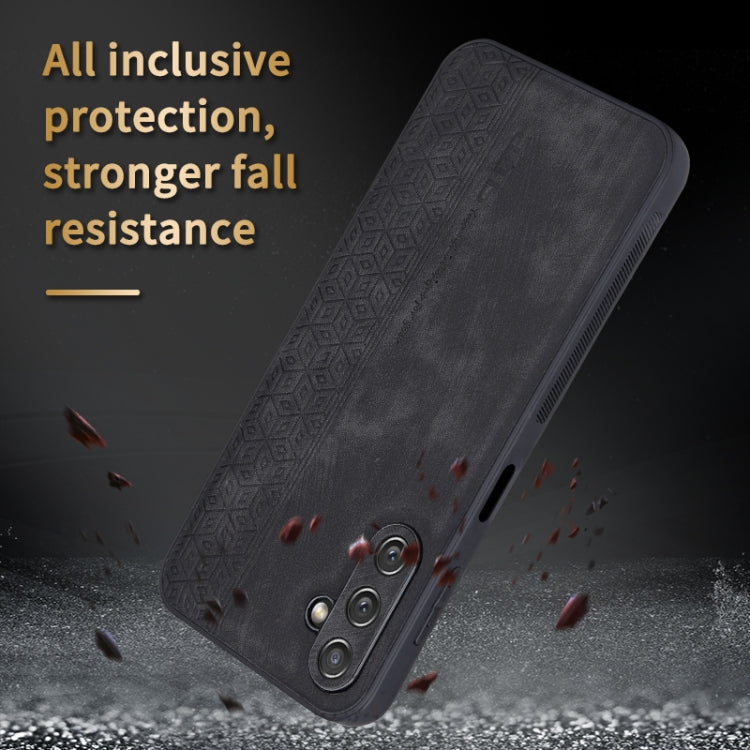For Samsung Galaxy A24 4G AZNS 3D Embossed Skin Feel Phone Case(Black) - Galaxy Phone Cases by AZNS | Online Shopping South Africa | PMC TechLife | Buy Now Pay Later Mobicred