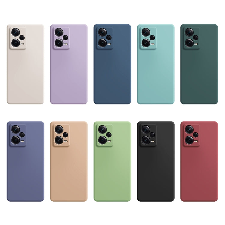 For Xiaomi Redmi Note 12 5G Global Imitation Liquid Silicone Phone Case(Grey) - free shipping - PMC TechLife - Order now!