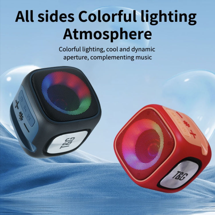 T&G TG359 Portable Outdoor LED Wireless Bluetooth Speaker(Red) - Mini Speaker by T&G | Online Shopping South Africa | PMC TechLife | Buy Now Pay Later Mobicred
