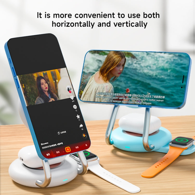 N21 15W 3 in 1 Transparent Magnetic Wireless Charger(Black) -  by PMC TechLife | Online Shopping South Africa | PMC TechLife