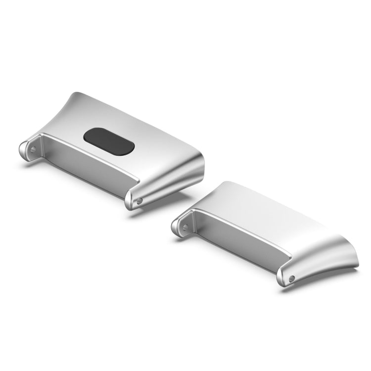 For Xiaomi Redmi Watch 3 / Mi Watch Lite 3 1 Pair Metal Watch Band Connector(Silver) -  by PMC TechLife | Online Shopping South Africa | PMC TechLife