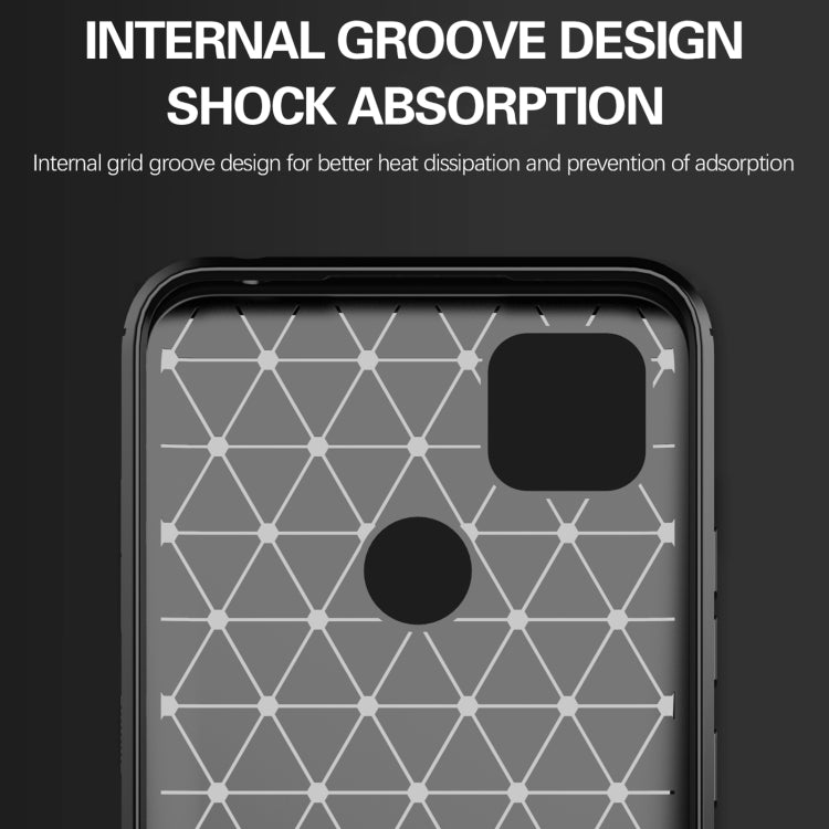 For Xiaomi Redmi 9C NFC Brushed Texture Carbon Fiber TPU Phone Case(Blue) - free shipping - PMC TechLife - Order now!