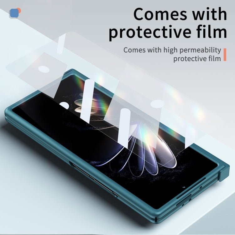 For Xiaomi Mix Fold 2 Hinge All-inclusive Magnetic Phone Case with Stand(Green) - Xiaomi Cases by PMC TechLife | Online Shopping South Africa | PMC TechLife