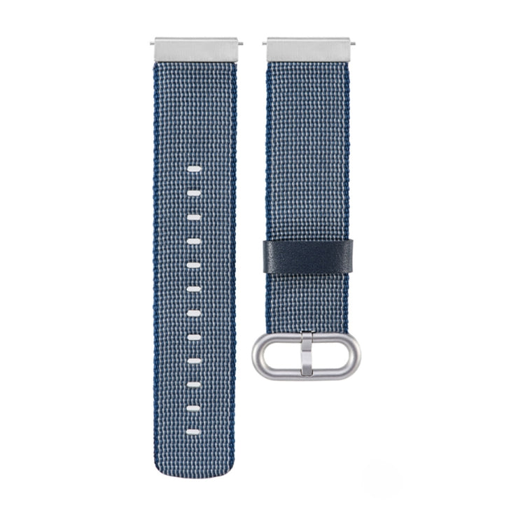 Compatible with Garmin Vivoactive 3 Nylon Watch Band with Buckle(Blue) - Watch Bands by PMC TechLife | Online Shopping South Africa | PMC TechLife | Buy Now Pay Later Mobicred