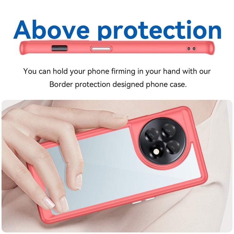 For OnePlus 11R 5G Colorful Series Acrylic + TPU Phone Case(Red) - free shipping - PMC TechLife - Order now!