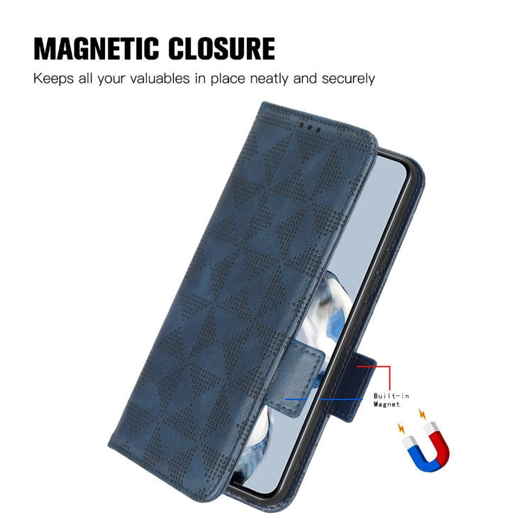 For Asus ROG Phone 3 Strix / 3 ZS661KL Symmetrical Triangle Leather Phone Case(Black) - ASUS Cases by PMC TechLife | Online Shopping South Africa | PMC TechLife | Buy Now Pay Later Mobicred