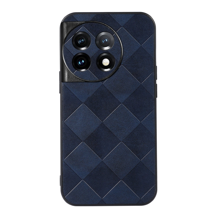 For OnePlus 11R/Ace 2 Weave Plaid PU Phone Case(Blue) - free shipping - PMC TechLife - Order now!