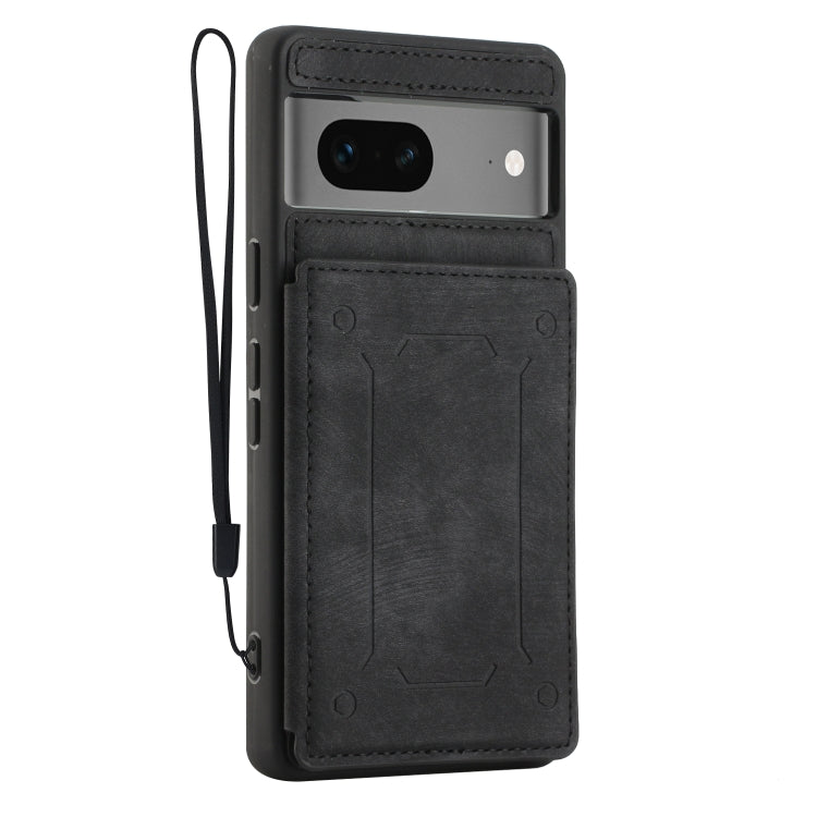 For Google Pixel 7 5G Dream Magnetic Back Cover Card Wallet Phone Case(Black) - Google Cases by PMC TechLife | Online Shopping South Africa | PMC TechLife | Buy Now Pay Later Mobicred